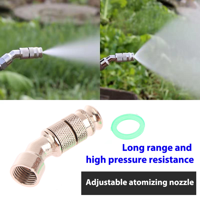 Nozzle Brass - Messing verstuivingsmondstuk Verstelbare spuitafstand voor tuinmedicijnreiniging