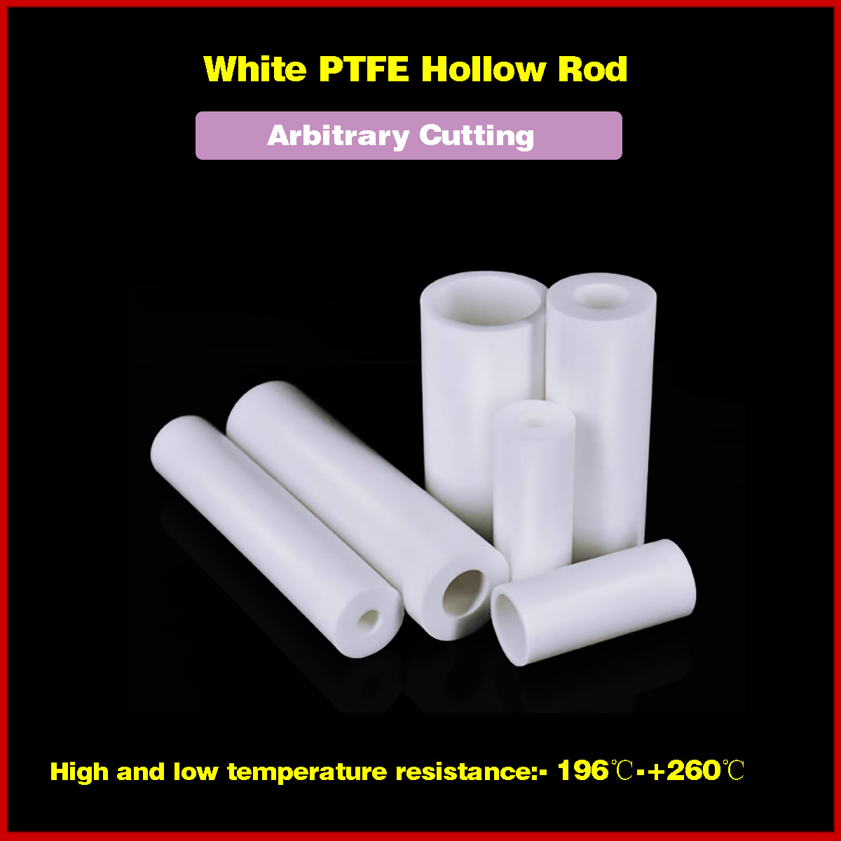 Ptfe Tube - 1 stks ID 5-20mm Wit PTFE
