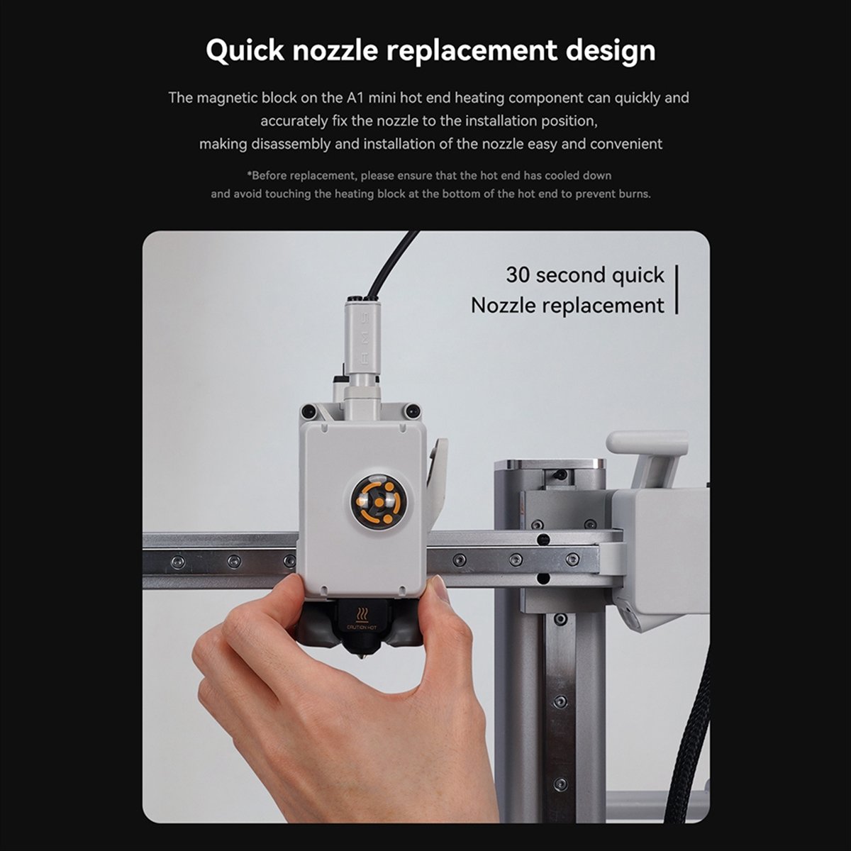 Hotend Assembly - DT1410/Hotend Kit voor A1/A1 Mini Snelle