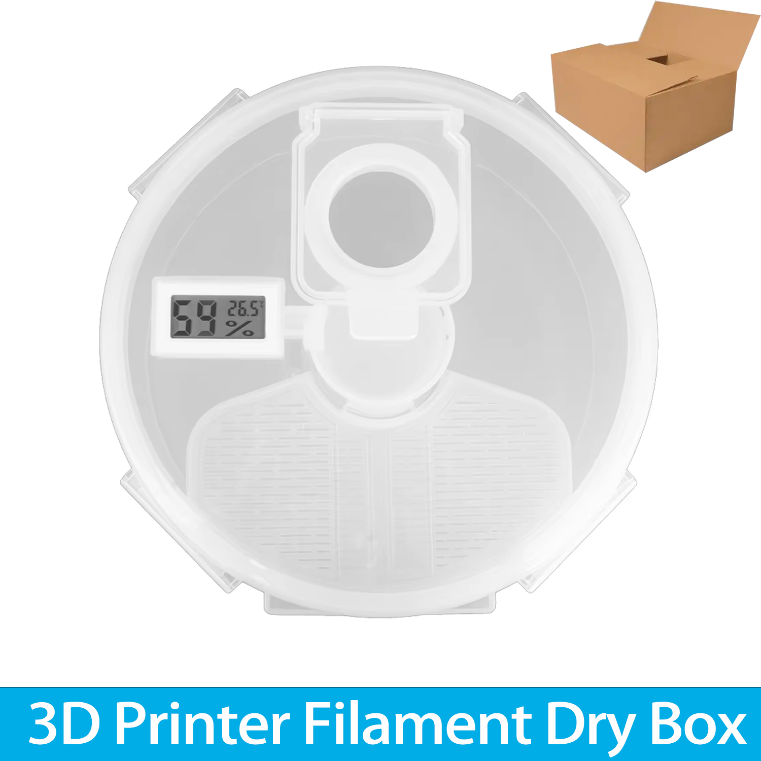 Enclosure 3D Printer - 3D-printer 1KG PLA-filamentdoos Stofdicht Anti-vocht PETG