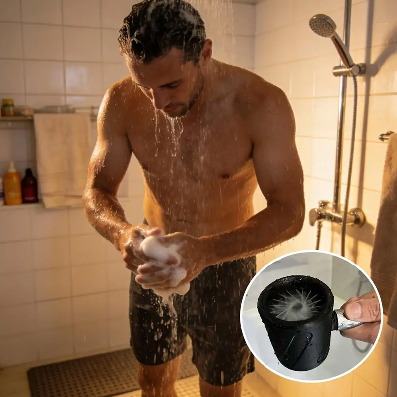 Printer Nozzle - Hogedruk handdouche, spoelende reinigingsspiraalmondstuk voor mannen,