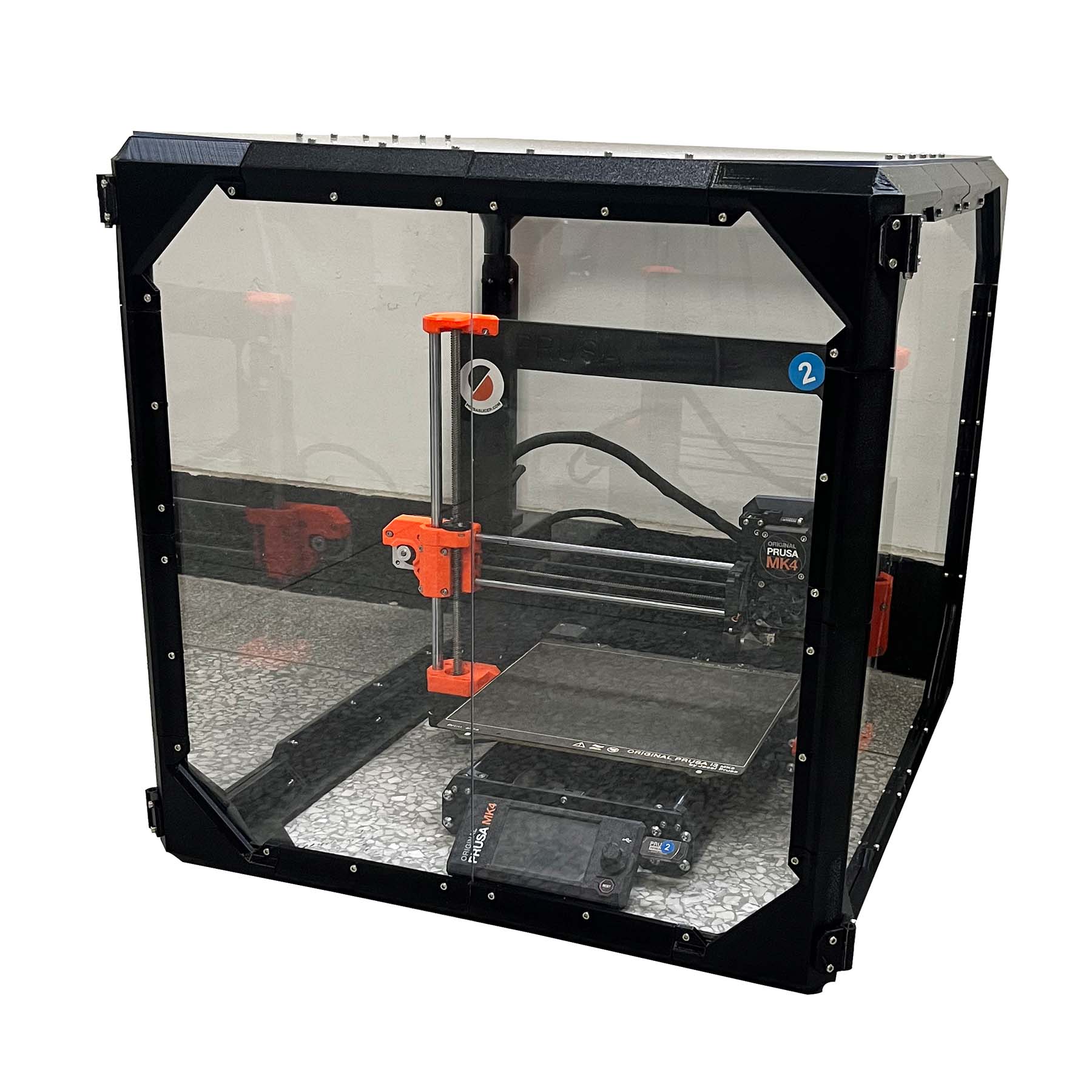 Enclosure 3D Printer - Blurolls Prusa MK3S MK4(S) 3D-printerbehuizing PrintClosure