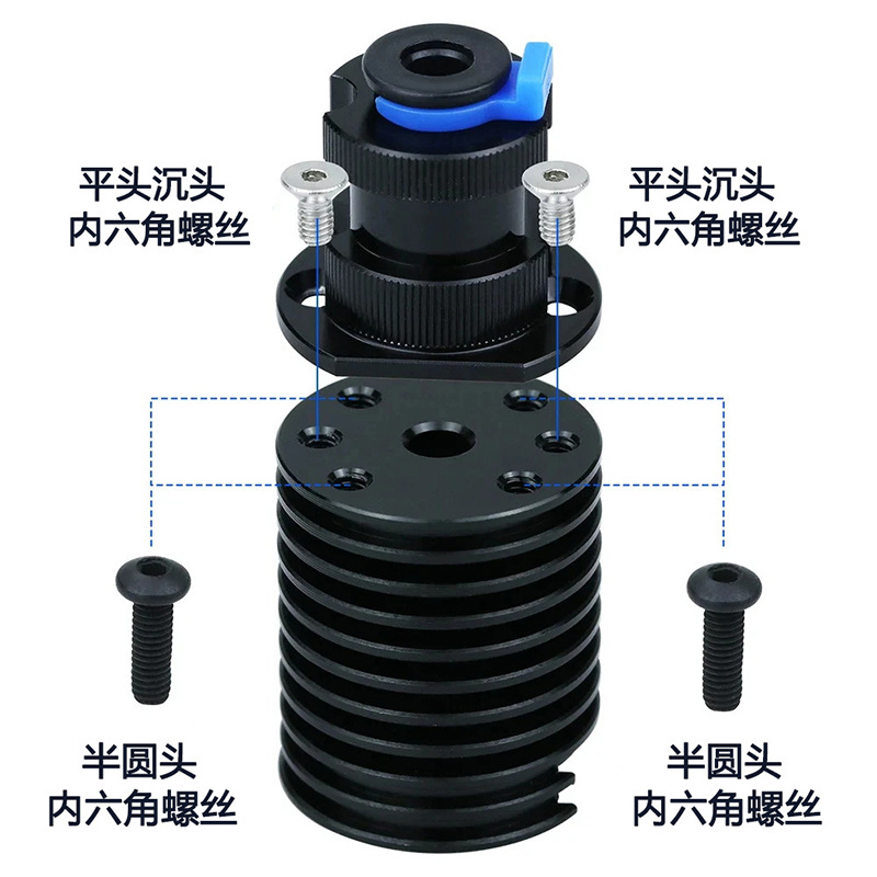 Printer Nozzle - Hoge temperatuurbestendige keramische spuitmond Extrusiehuls Snelle