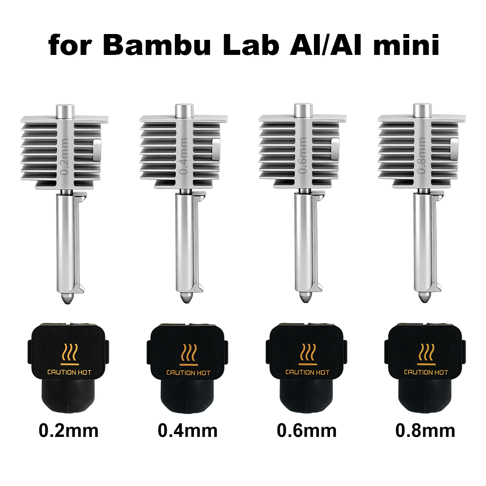 3D Printer Bed - 3D-printaccessoires A1/A1 Mini Geïntegreerde Nozzle Hotend