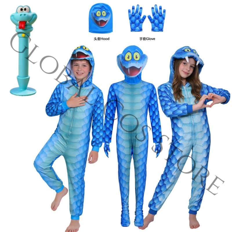 Cobra Extruder - Zootopia Gary A Snake Cosplay Kostuum