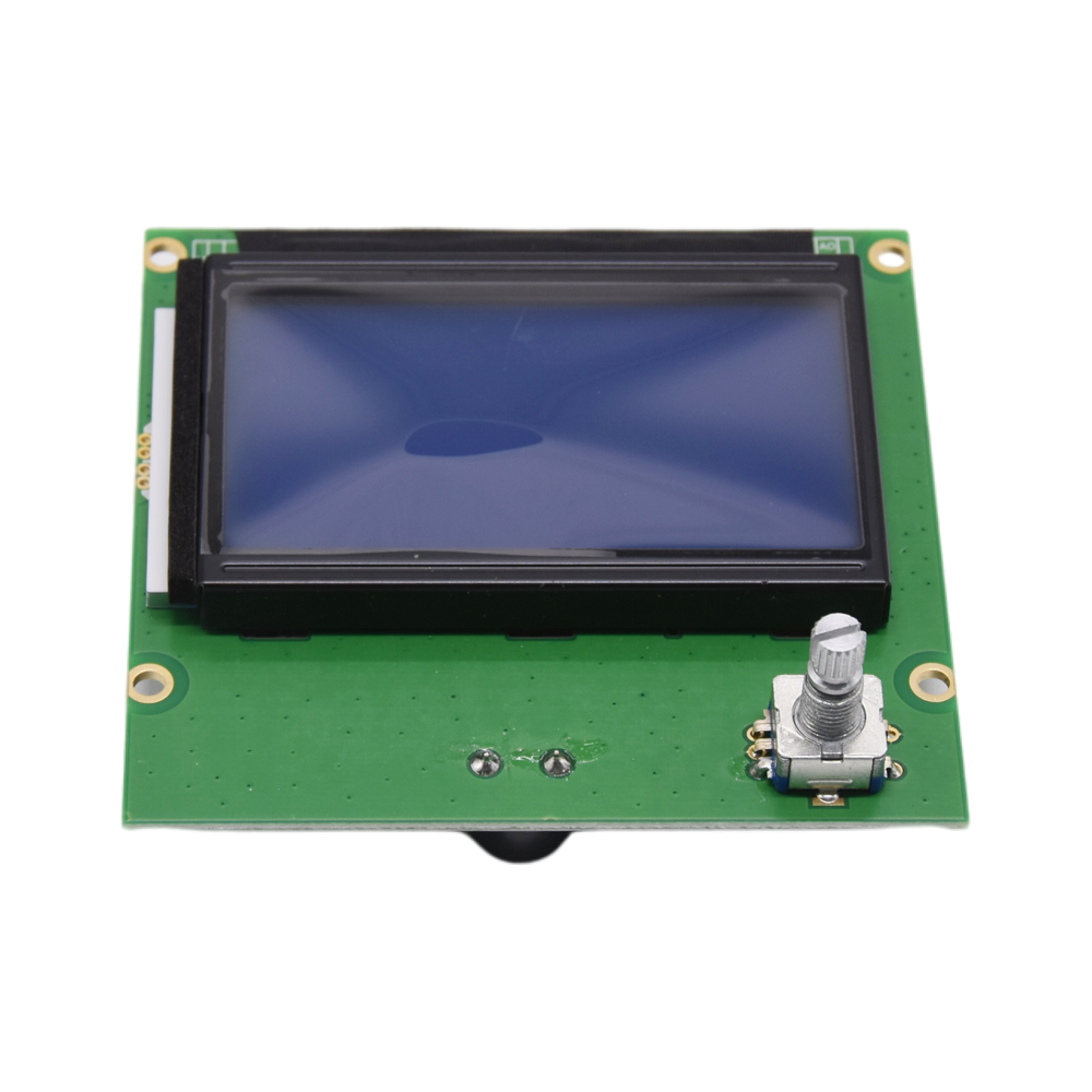 12864 HD LCD-scherm, blauw bed - 3D Printer Bed recensie en prijs