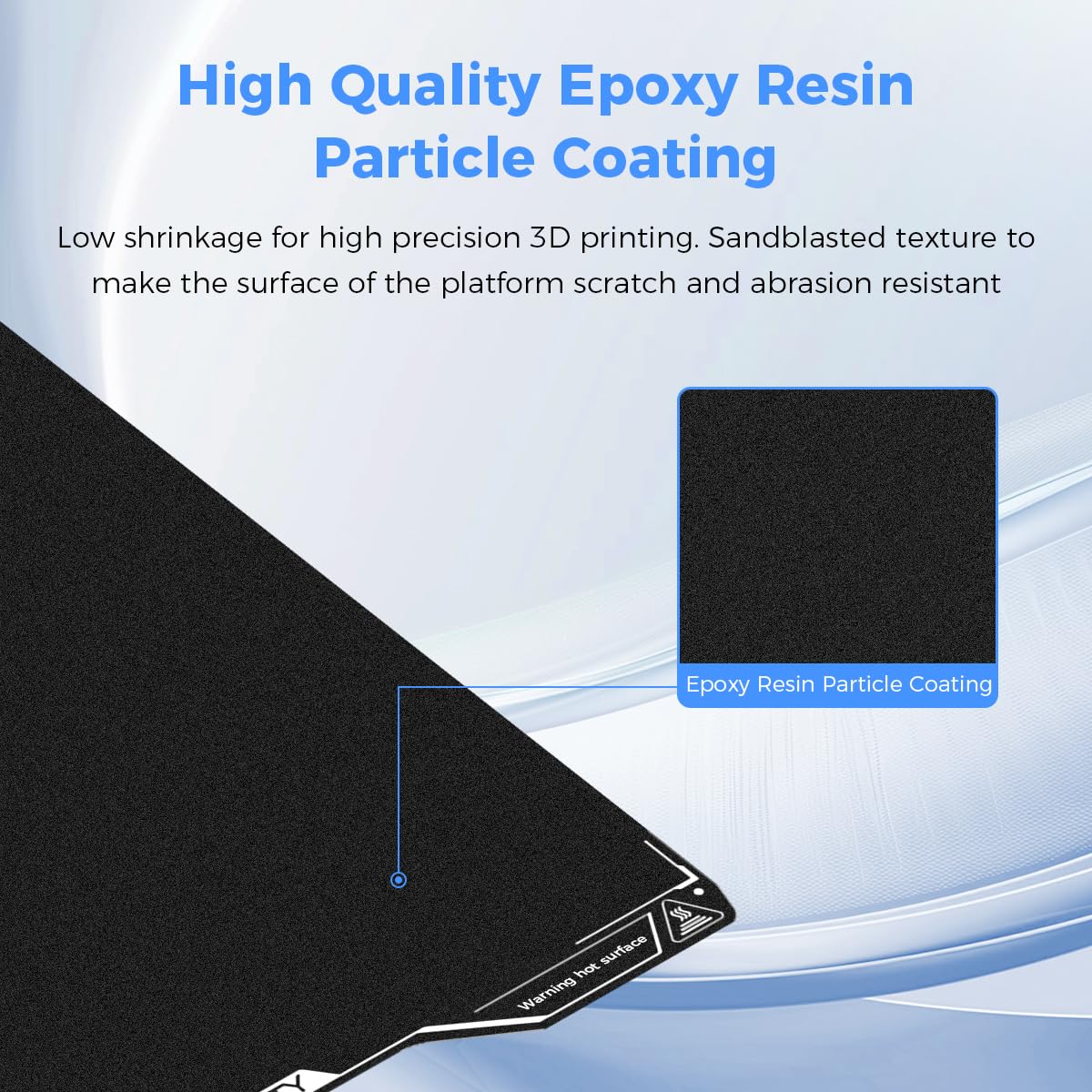 Creality Hi Epoxyhars bouwplaa - 3D Printer Bed recensie en prijs