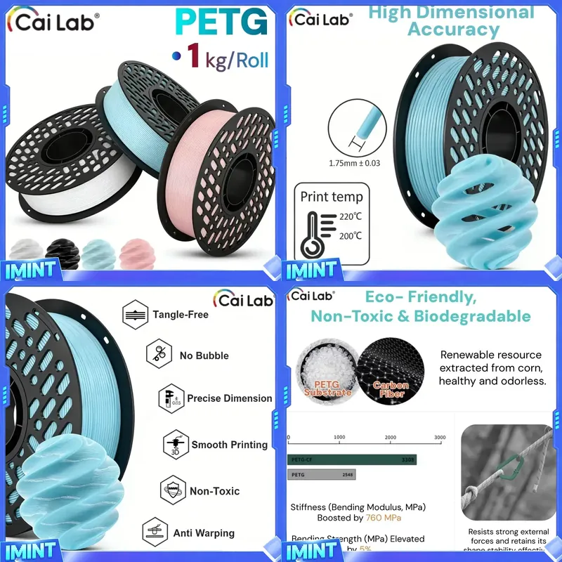 CaiLab PETG Filament 1KG, 1,75 - Fdm Printer recensie en prijs