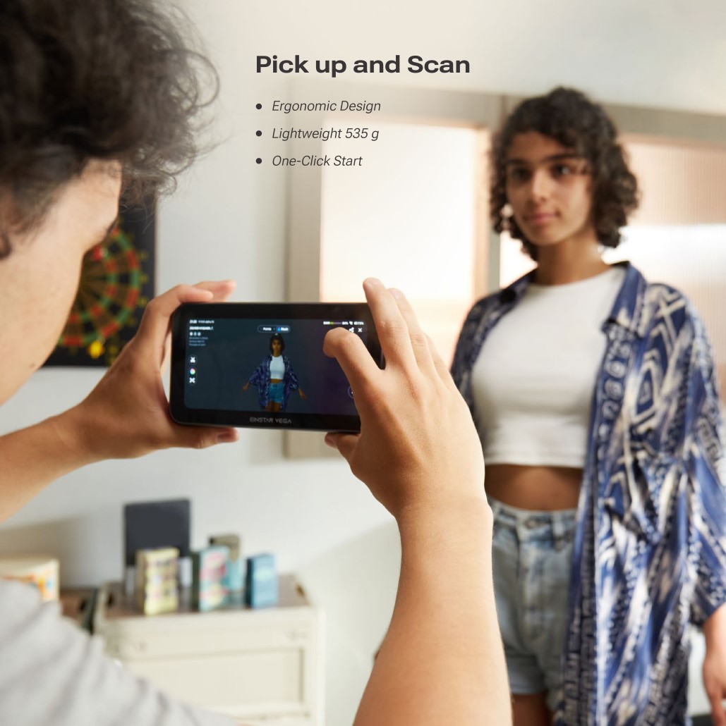 Shining Einstar Vega Scanner:  - Handheld 3D Scanner High Precision recensie en prijs