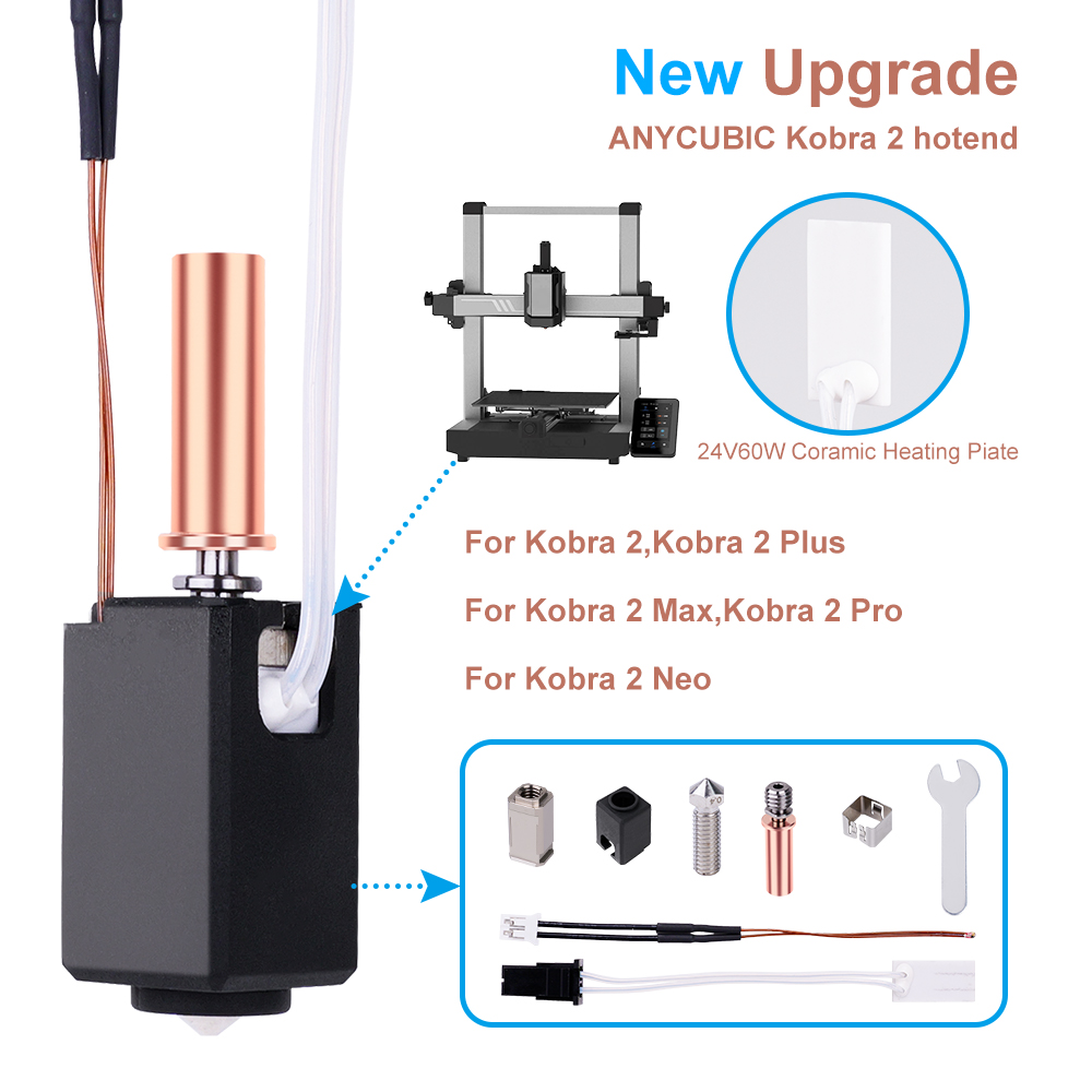 Hotend Kit voor Anycubic Kobra - Hotend Assembly recensie en prijs