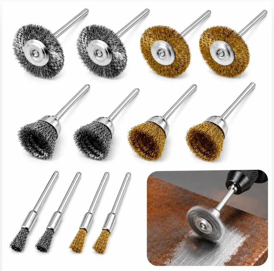 12-delige messing borstel stal - Nozzle Brass recensie en prijs