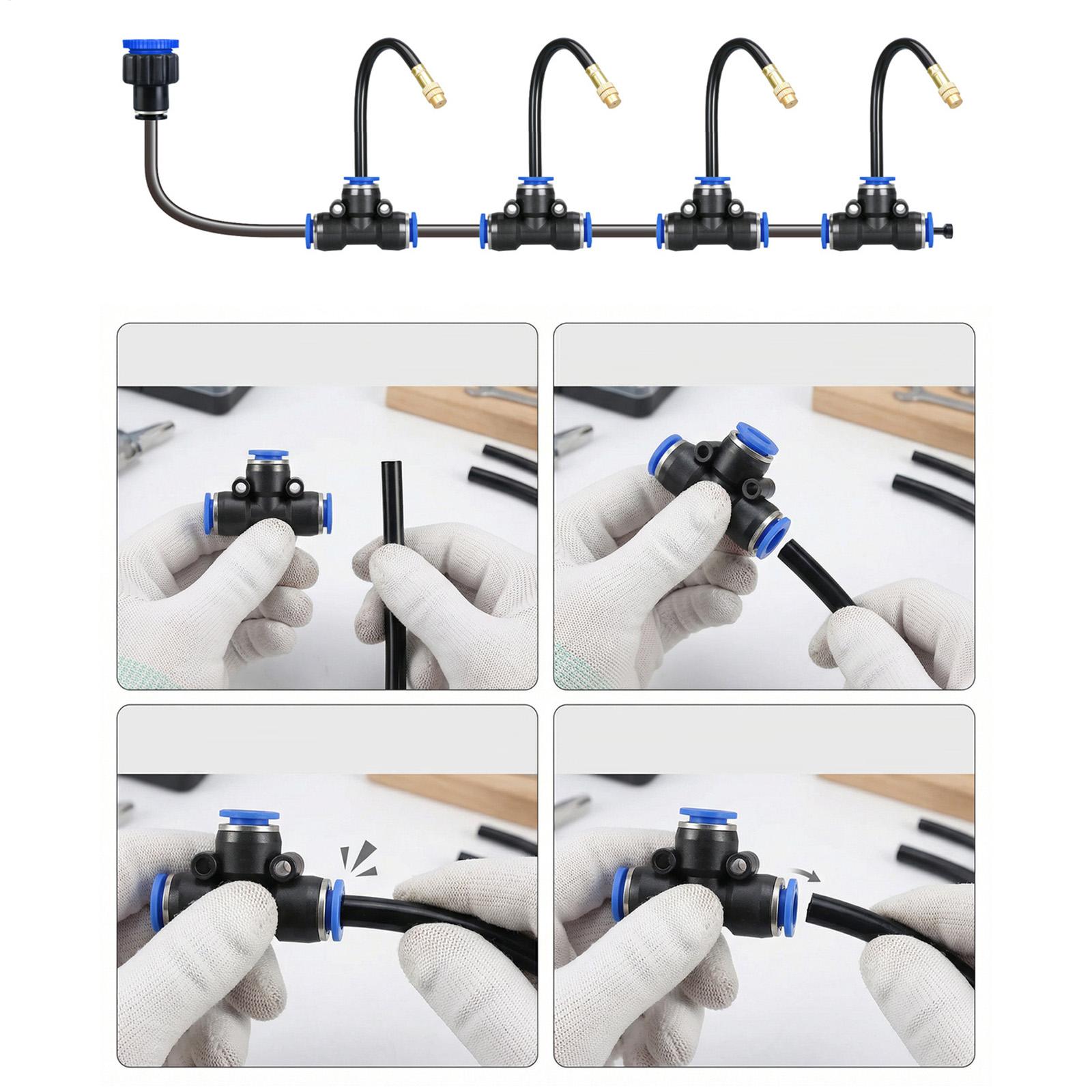 Vernevelingsnozzles met T-conn - Nozzle Brass recensie en prijs