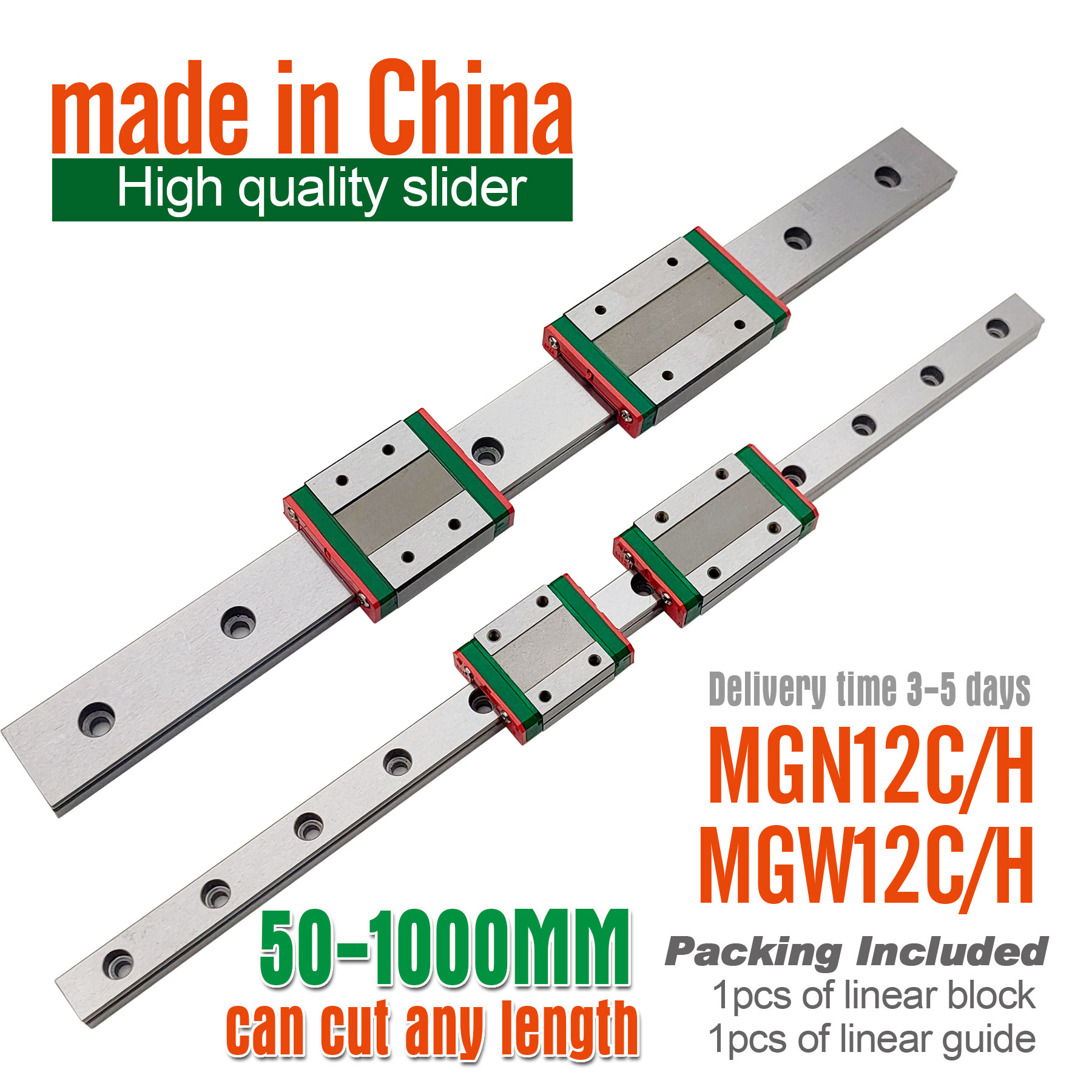 MGN12H Lineaire Gids Slider Bl - Linear Rail Mgn12H Set recensie en prijs
