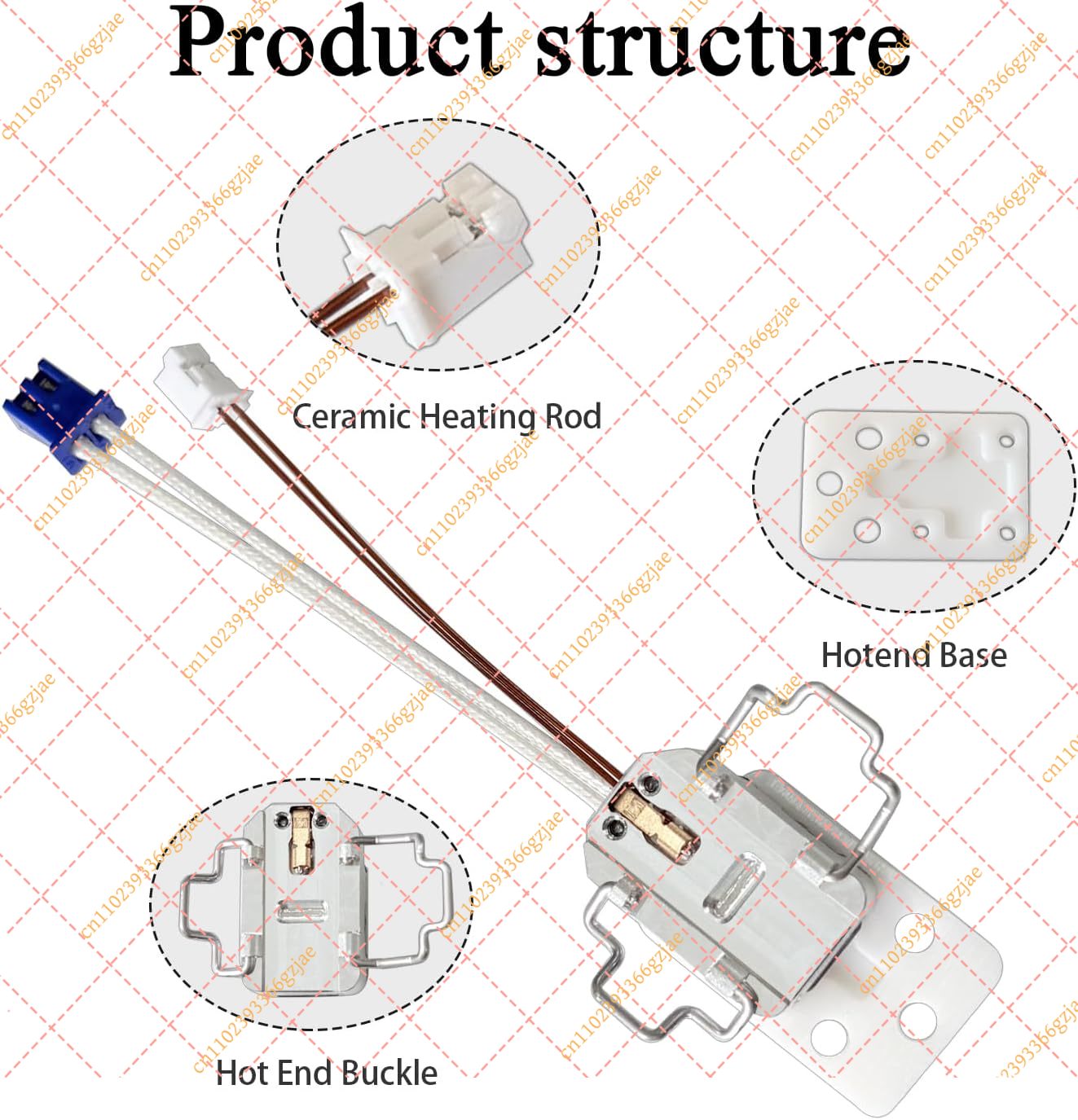 HzdaDeve 0.4 0.6 0.8MM Hotend  - Hotend Assembly recensie en prijs