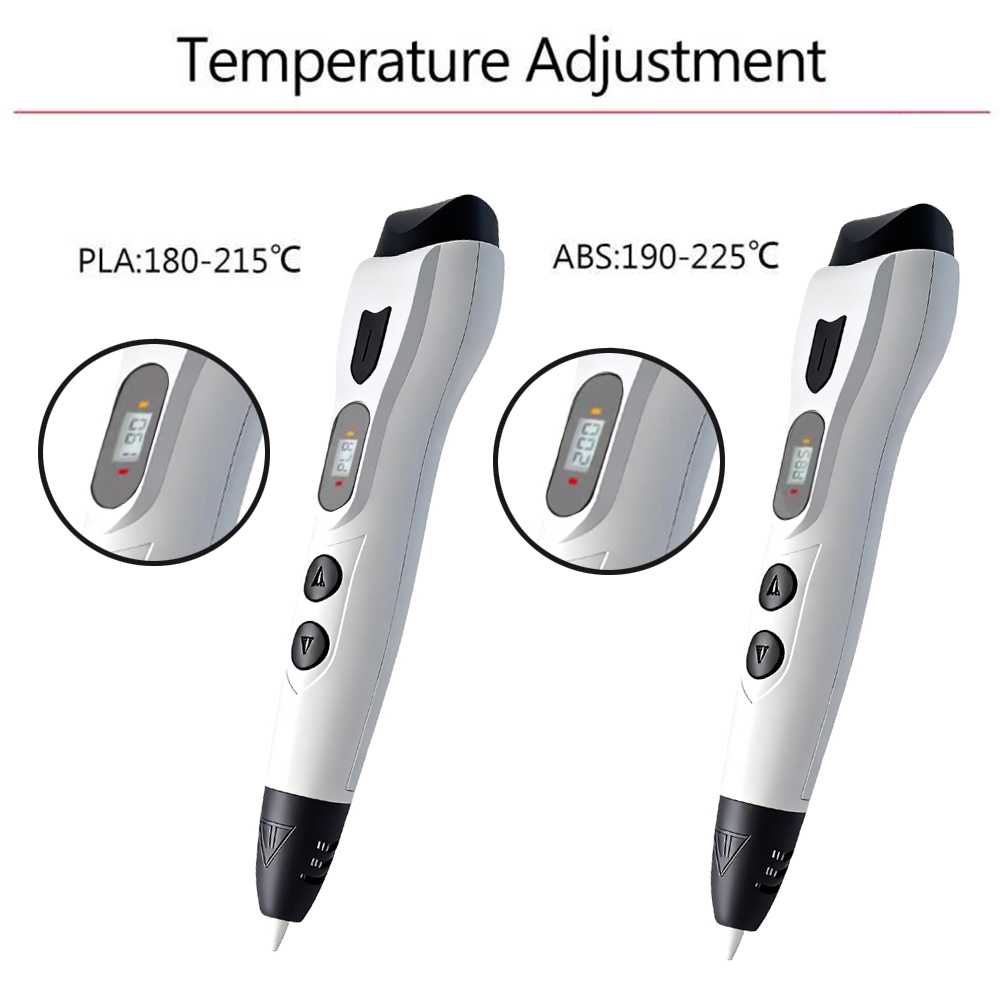 Verbeterde 3D-printpen met 50M - Pla Filament recensie en prijs