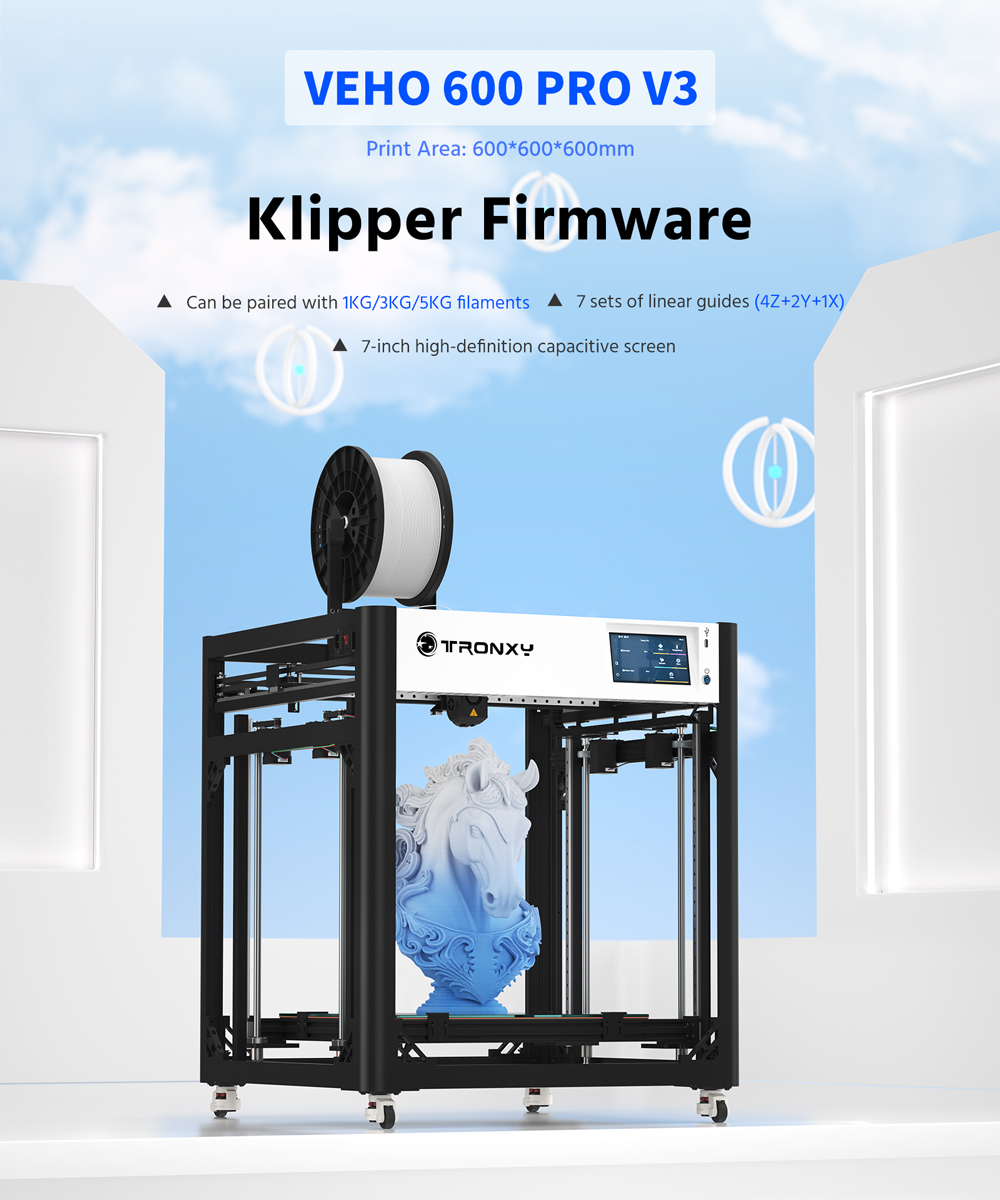VEHO 600 PRO-V3 3D-printer, gr - Corexy 3D Printer Kit recensie en prijs