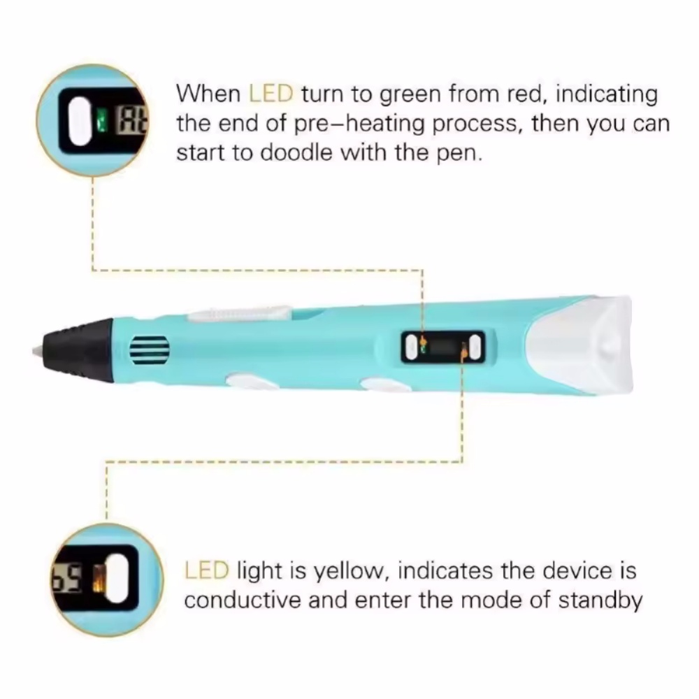 3D Pen Voor Kinderen 3D Afdruk - Pla Filament recensie en prijs