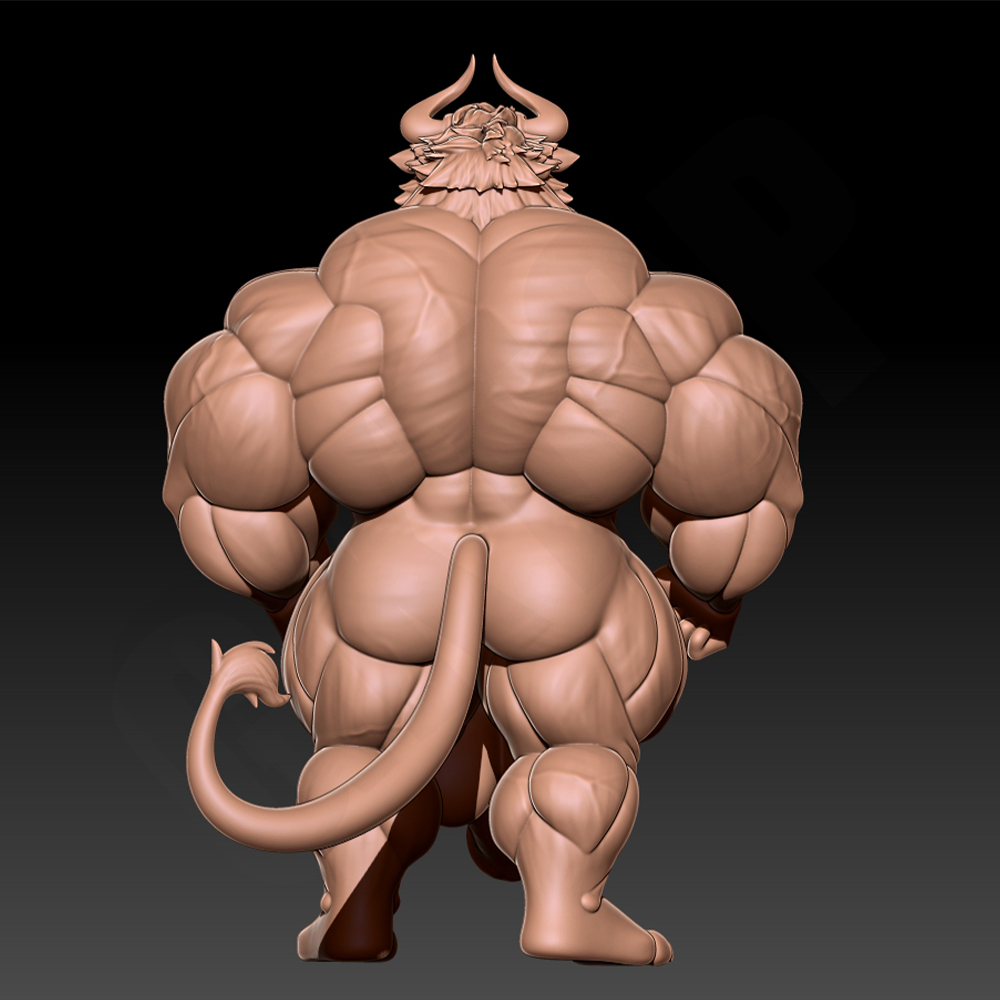 Hunky Fitness Muscle Bull 1/24 - Resin Printer recensie en prijs
