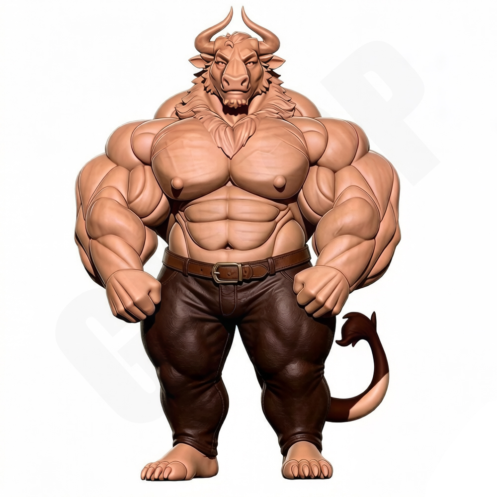 Hunky Fitness Muscle Bull 1/24 - Resin Printer recensie en prijs