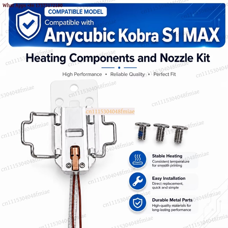 Anycubic Kobra S1 MAX verwarmi - Hotend Assembly recensie en prijs