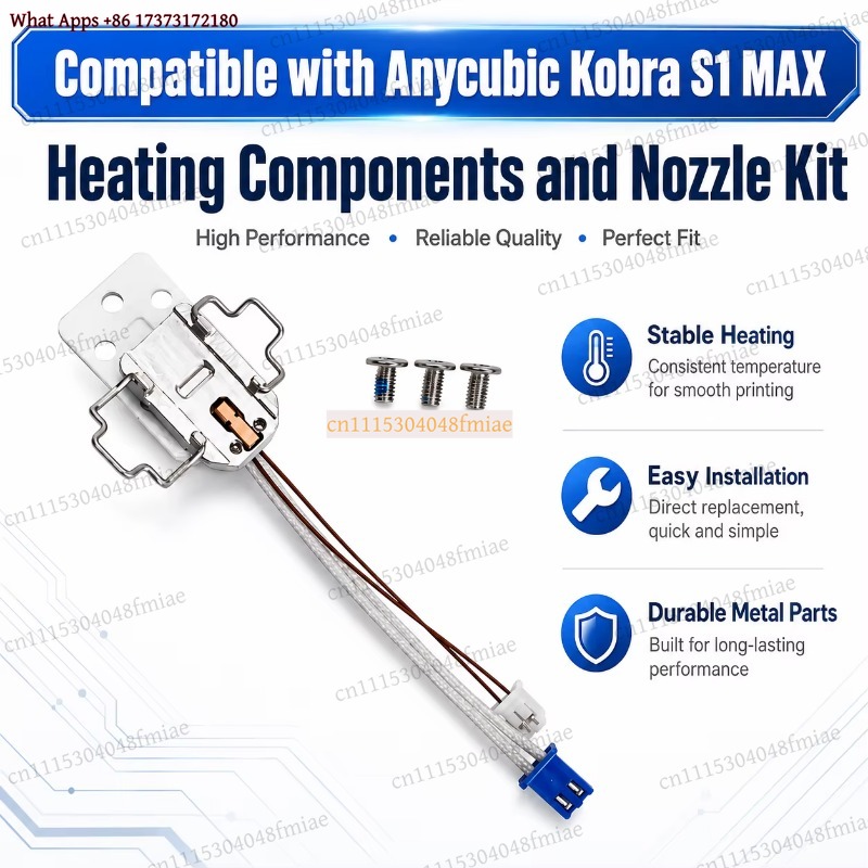 Anycubic Kobra S1 MAX verwarmi - Hotend Assembly recensie en prijs