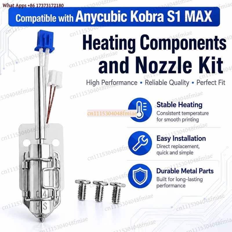 Anycubic Kobra S1 MAX verwarmi - Hotend Assembly recensie en prijs