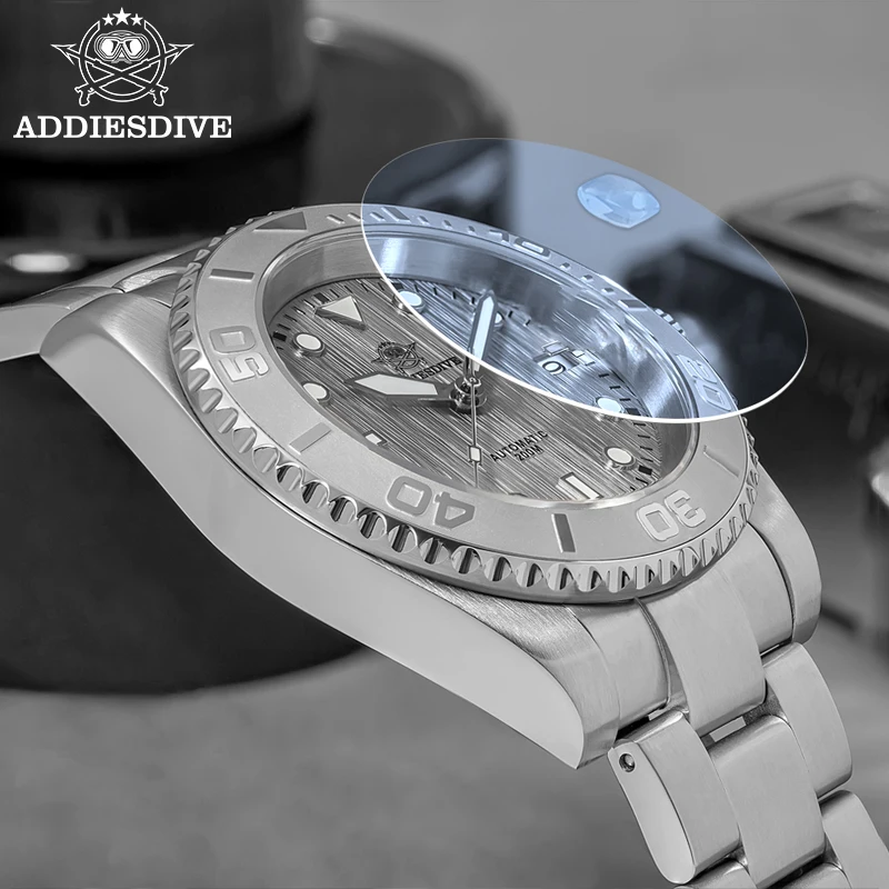 Addiesdive AD2087 Mannen Horlo - Glass Bed recensie en prijs
