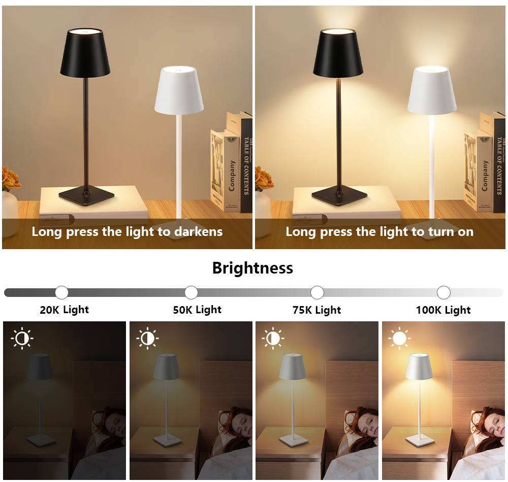 LED Oplaadbare bureaulamp Draa - Glass Bed recensie en prijs